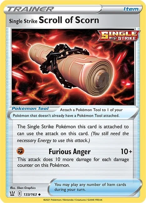 Single Strike Scroll of Scorn — Battle Styles