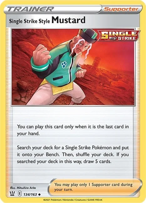 Single Strike Style Mustard — Battle Styles