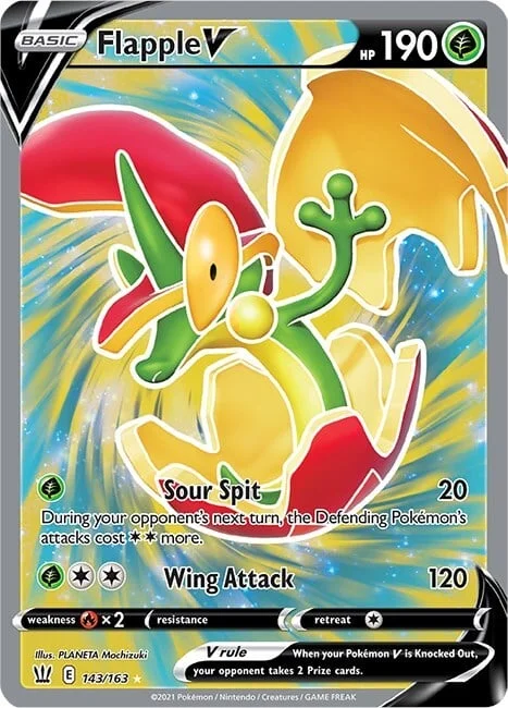 Flapple V — Battle Styles