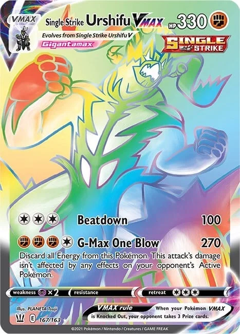 Single Strike Urshifu VMAX — Battle Styles