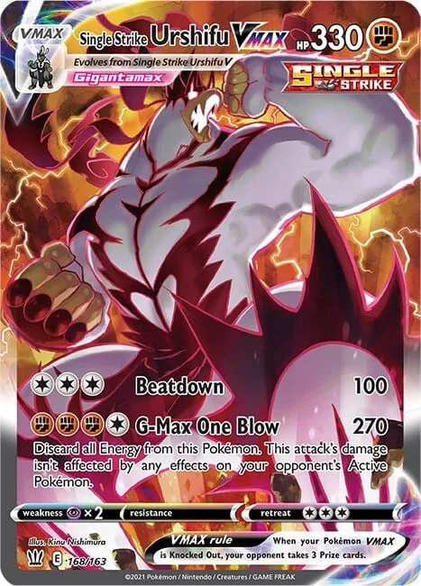 Single Strike Urshifu VMAX — Battle Styles