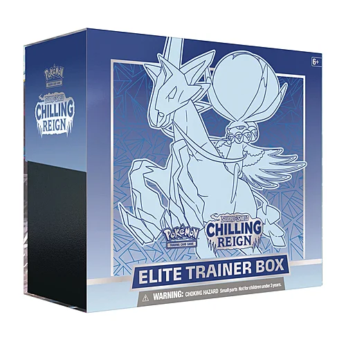 Chilling Reign Ice Rider Calyrex Elite Trainer Box — Chilling Reign