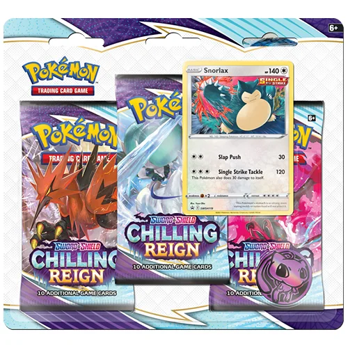 Chilling Reign | Snorlax 3-Pack Blister — Chilling Reign