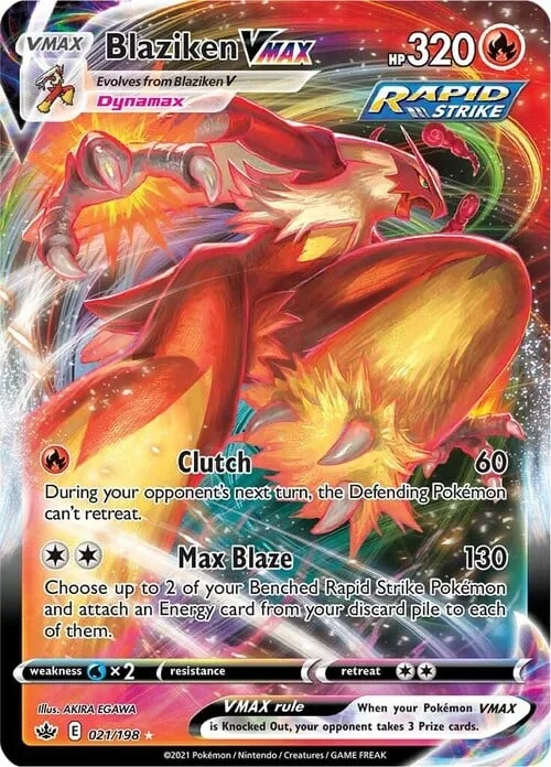 Blaziken VMAX — Chilling Reign
