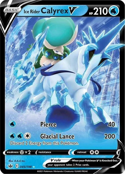Ice Rider Calyrex V — Chilling Reign