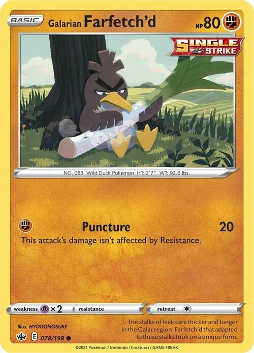 Galarian Farfetch'd — Chilling Reign