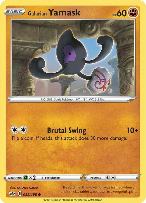 Galarian Yamask — Chilling Reign