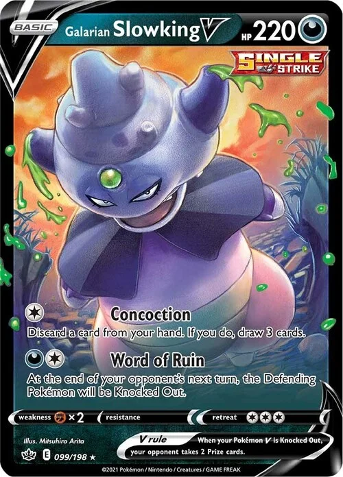 Galarian Slowking V — Chilling Reign