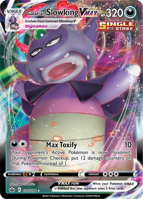 Galarian Slowking VMAX — Chilling Reign