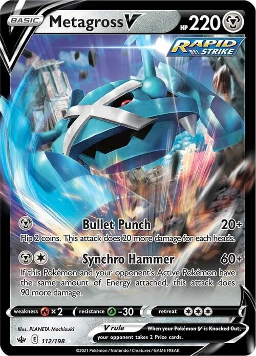 Metagross V — Chilling Reign