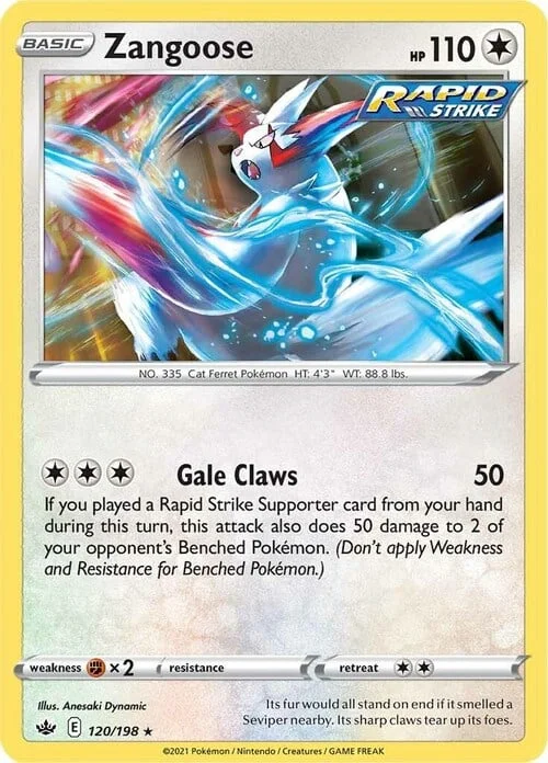 Zangoose — Chilling Reign