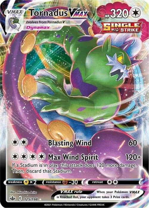 Tornadus VMAX — Chilling Reign