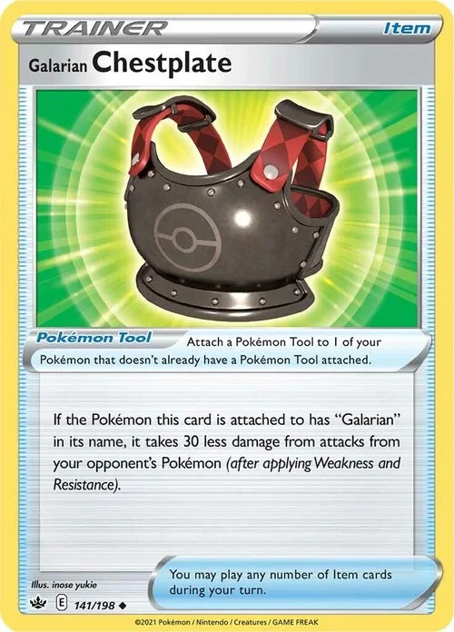 Galarian Chestplate — Chilling Reign