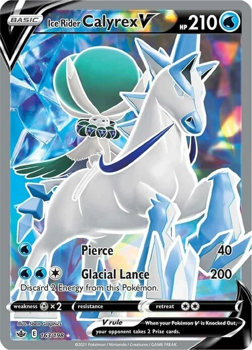 Ice Rider Calyrex V — Chilling Reign