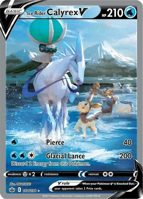 Ice Rider Calyrex V — Chilling Reign