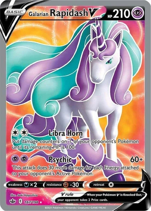 Galarian Rapidash V — Chilling Reign