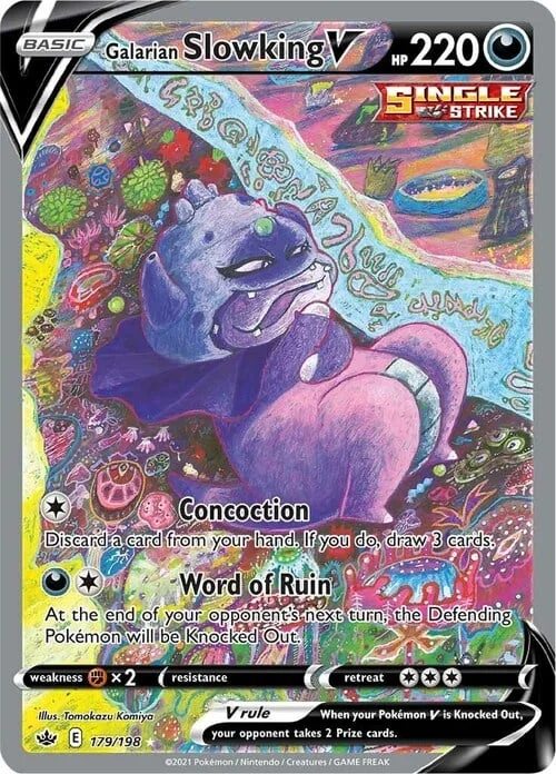 Galarian Slowking V — Chilling Reign