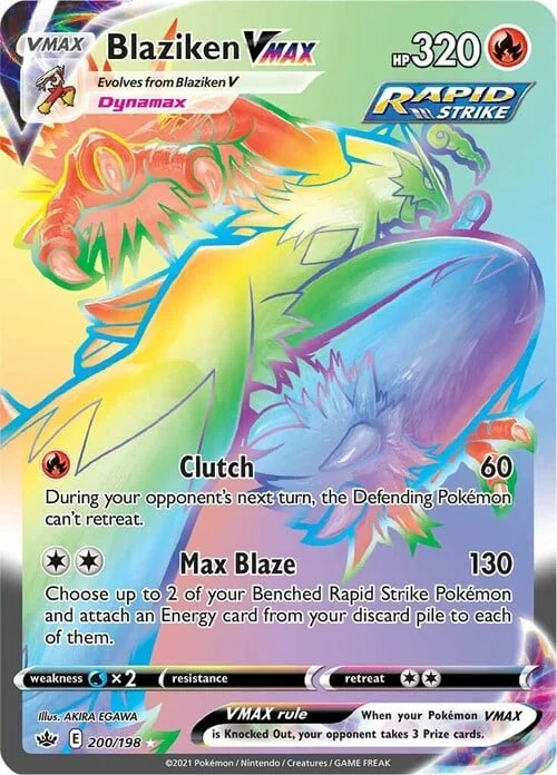 Blaziken VMAX — Chilling Reign