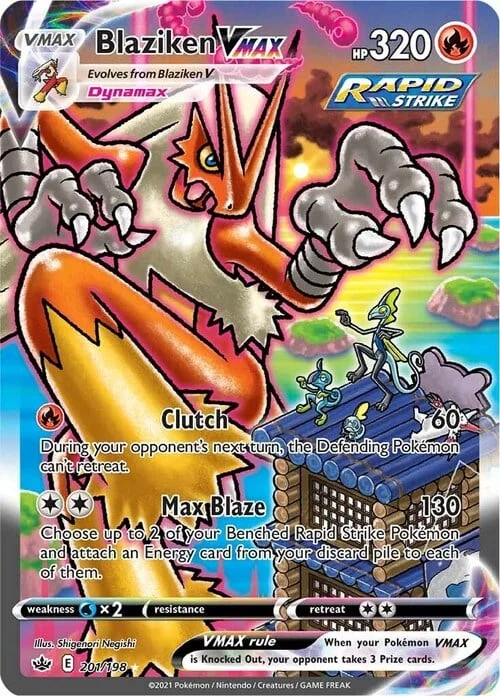 Blaziken VMAX — Chilling Reign