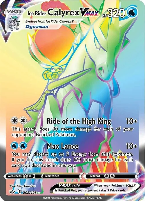 Ice Rider Calyrex VMAX — Chilling Reign