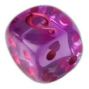 Evolving Skies: Violet Translucent Die — Evolving Skies