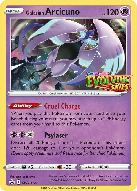 Galarian Articuno — SWSH Black Star Promos
