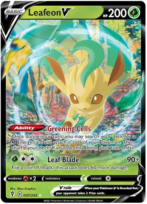 Leafeon V — Evolving Skies