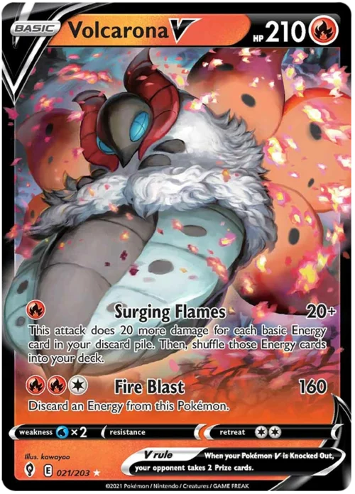 Volcarona V — Evolving Skies