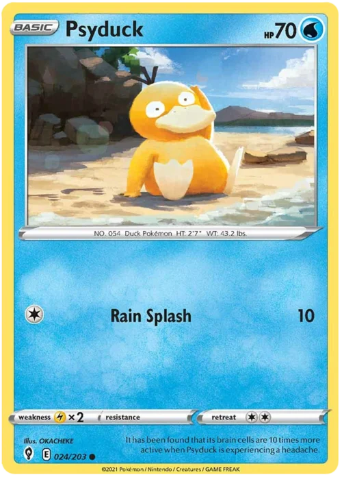 Psyduck — Evolving Skies