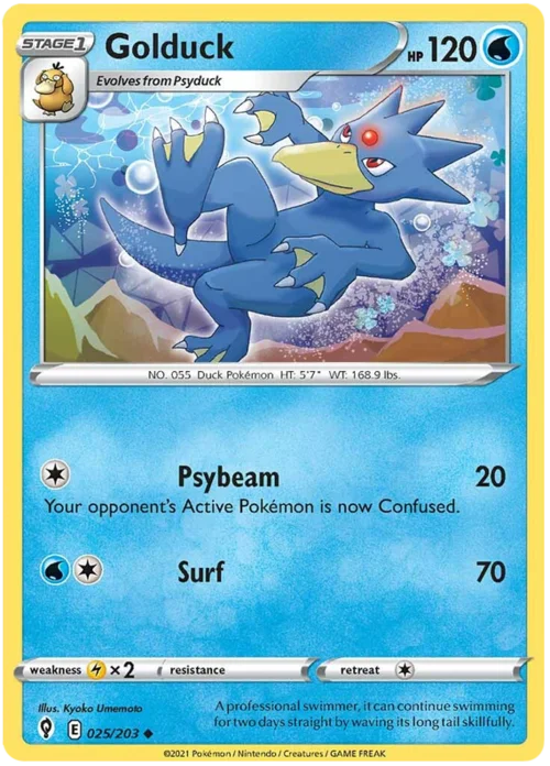 Golduck — Evolving Skies