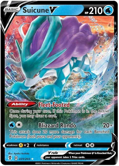 Suicune V — Evolving Skies