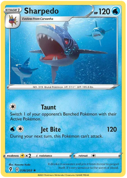 Sharpedo — Evolving Skies