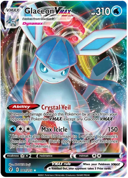 Glaceon VMAX — Evolving Skies