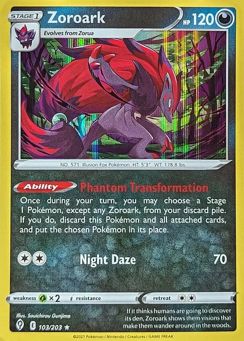Zoroark — Evolving Skies