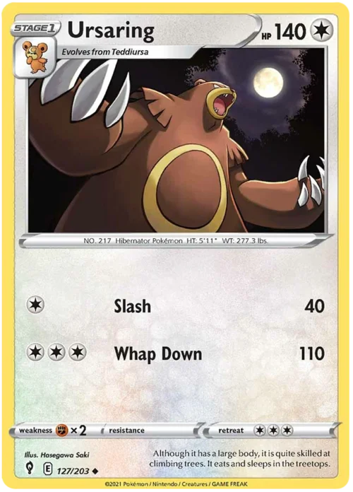 Ursaring — Evolving Skies