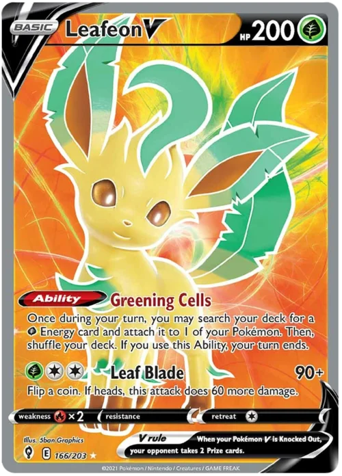 Leafeon V — Evolving Skies