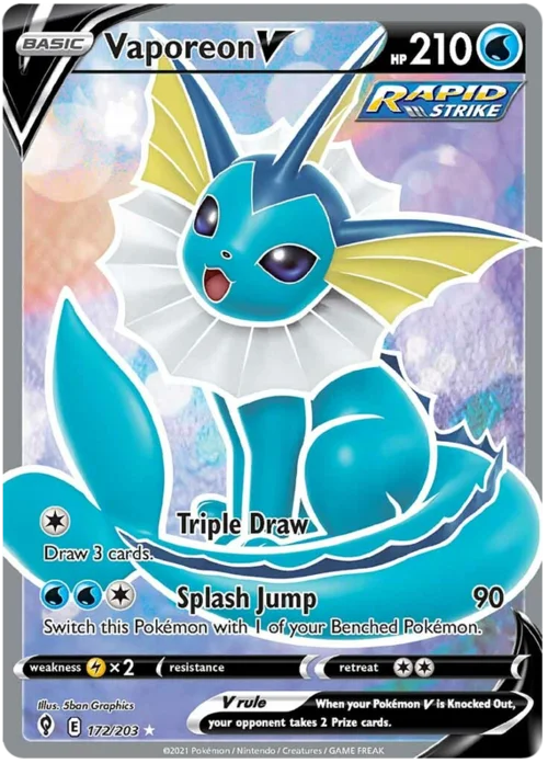 Vaporeon V — Evolving Skies
