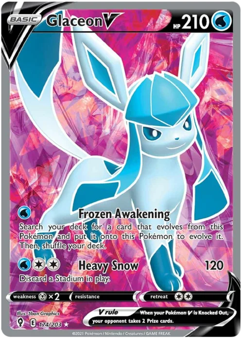 Glaceon V — Evolving Skies