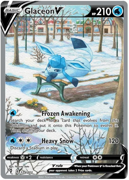 Glaceon V — Evolving Skies