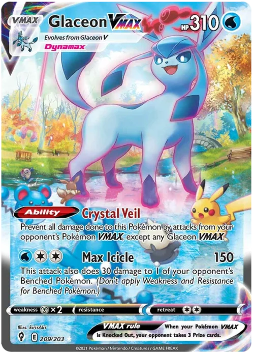 Glaceon VMAX — Evolving Skies