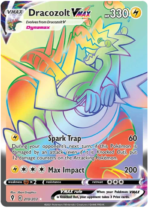 Dracozolt VMAX — Evolving Skies