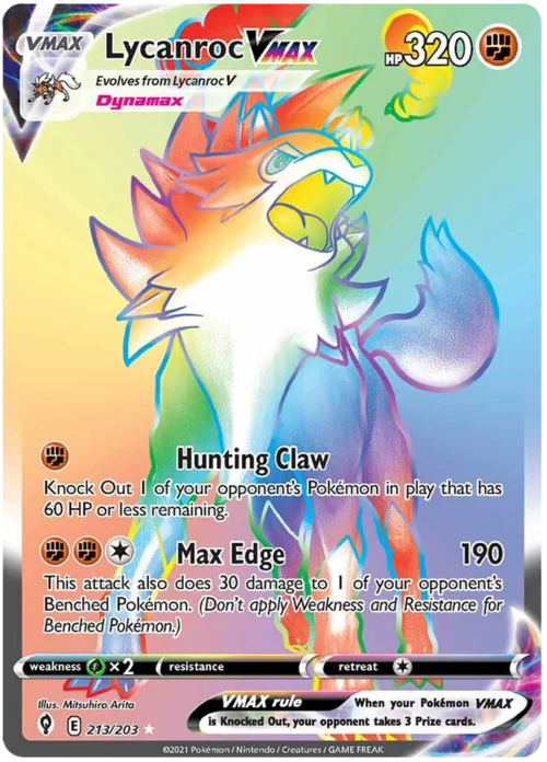 Lycanroc VMAX — Evolving Skies