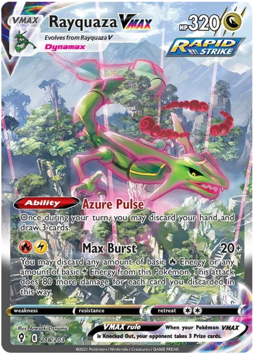 Rayquaza VMAX — Evolving Skies