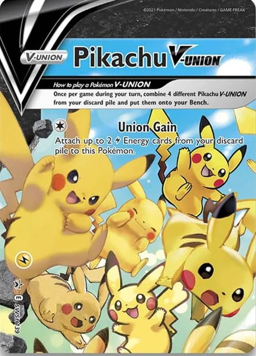Pikachu V-UNION — SWSH Black Star Promos