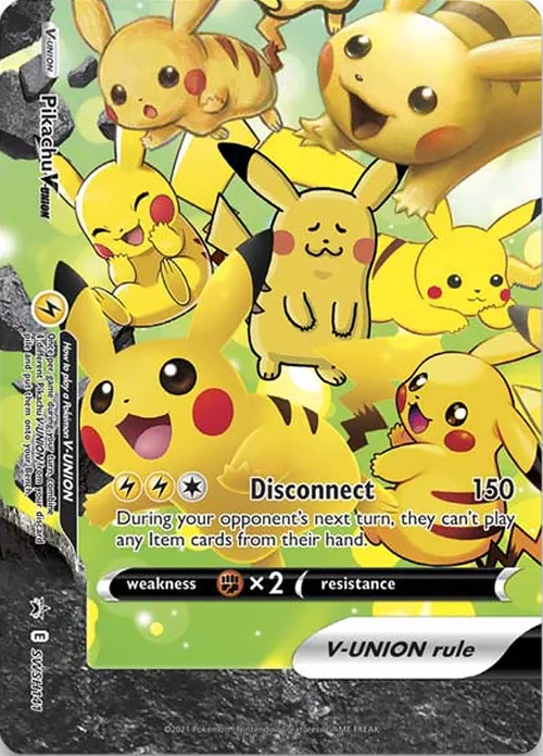 Pikachu V-UNION — SWSH Black Star Promos