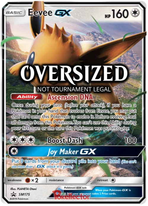 Eevee GX — SM Black Star Promos