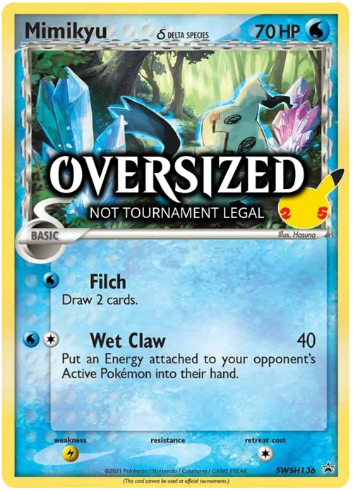 Mimikyu δ — SWSH Black Star Promos