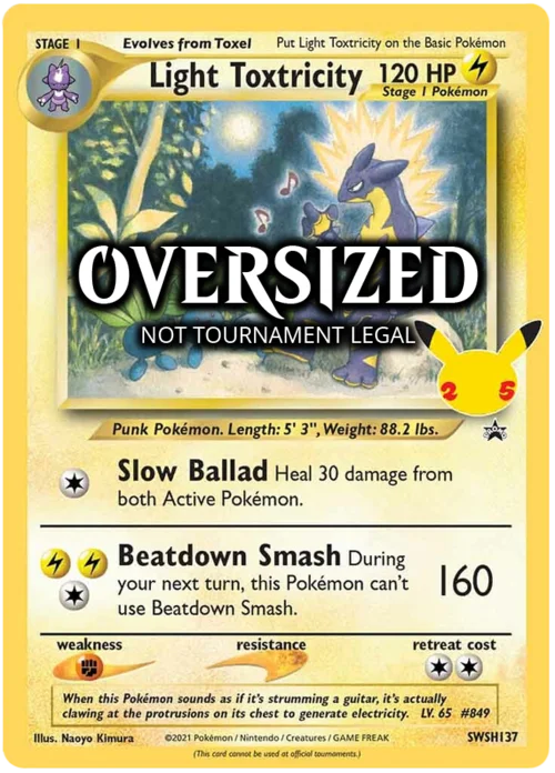 Light Toxtricity — SWSH Black Star Promos