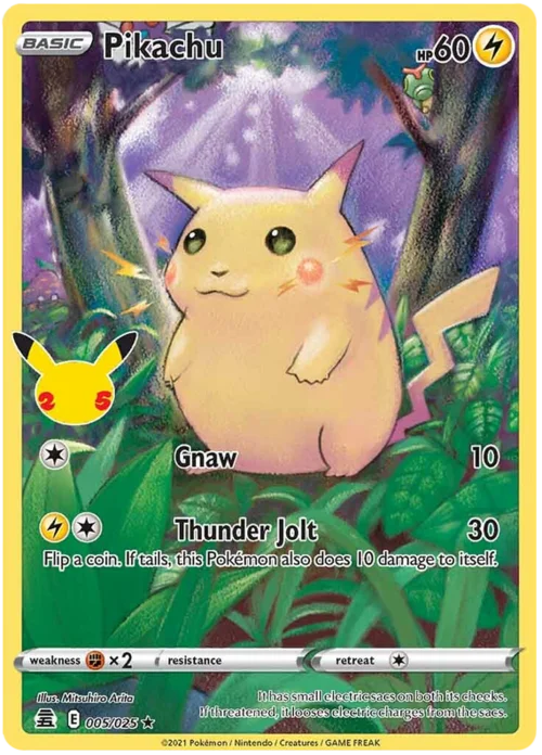 Pikachu — Celebrations