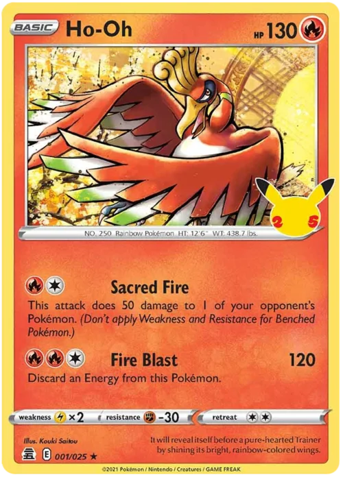 Ho-Oh — Celebrations